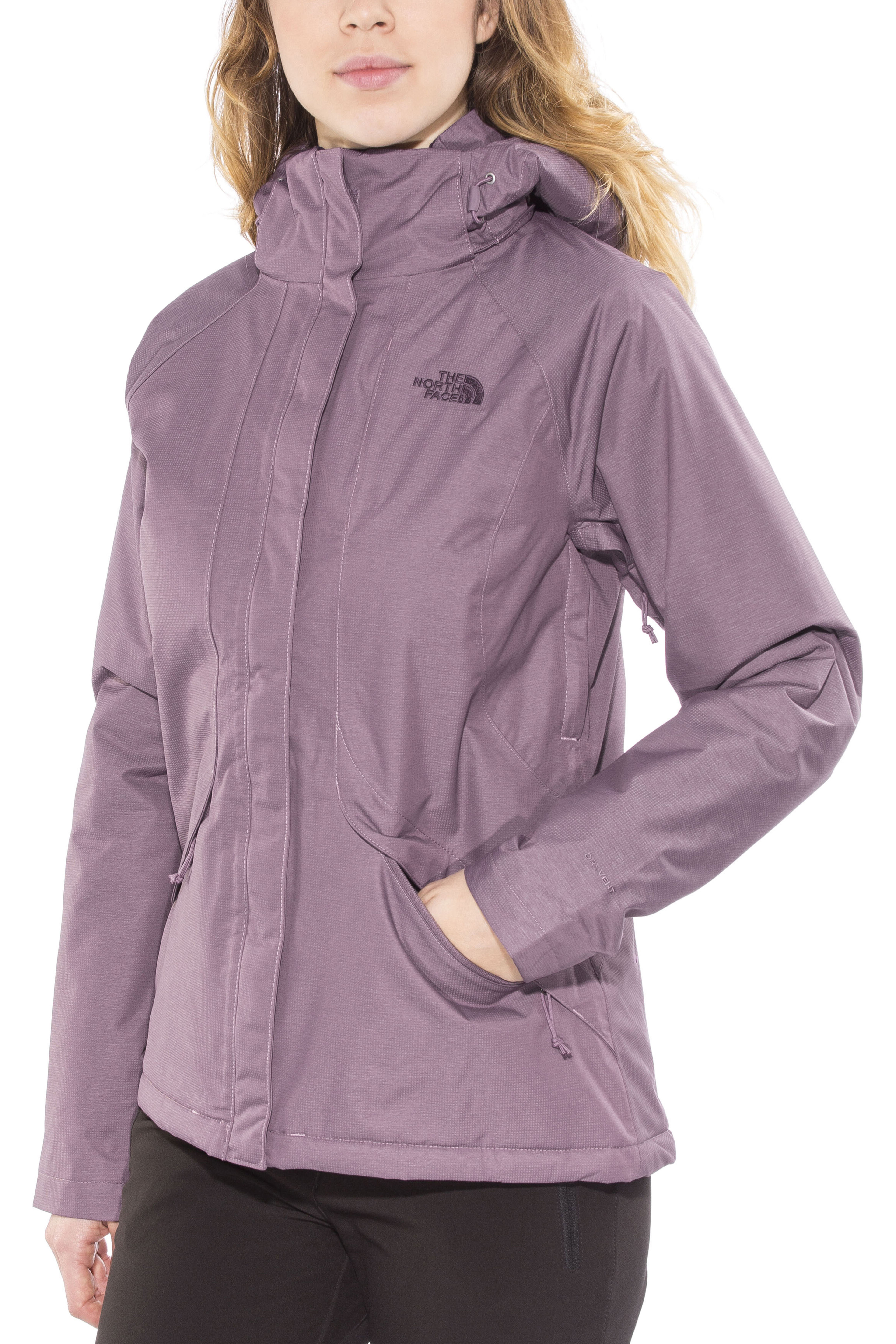 The North Face Inlux Insulated Jacket Women black plum heather at ...